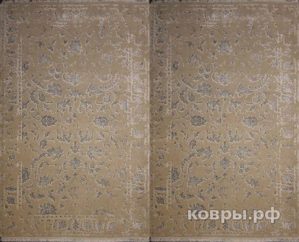 ковер ручной работы Индийский ковер ручной работы из шелка и шерсти 1.55x0.96 — фото 2