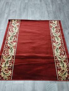 Коврик №161 - красный, размер 1,5 на 1,6 метра