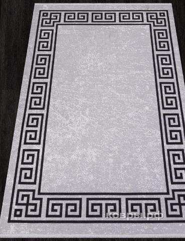 ковер ALPIN LOTUS AB194A GREY / BLACK — фото 2