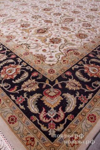 ковер ручной работы Индийский ковер ручной работы из шелка и шерсти Agra (Агра) 2.77x3.71 — фото 8