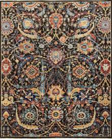 Шелковый Афганский ковер ручной работы Bidjar (Биджар)  2.96x1.91