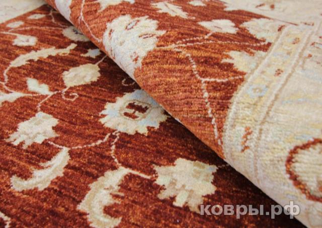 ковер ручной работы Шерстяной Афганский ковер ручной работы Сhoubi (Чуби) 1.8x1.25 — фото 4