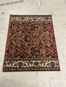 Коврик№1575,бордовый,размер 0,8 на 1 метр