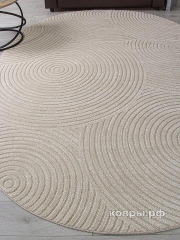 ковер Ковер MERINOS DIOS F410 LIGHT CREAM Овал — фото 4