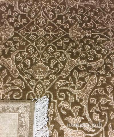 ковер ручной работы Индийский ковер ручной работы из шелка и шерсти Rajkumar (Ражкумар) 1.85x1.21 — фото 4