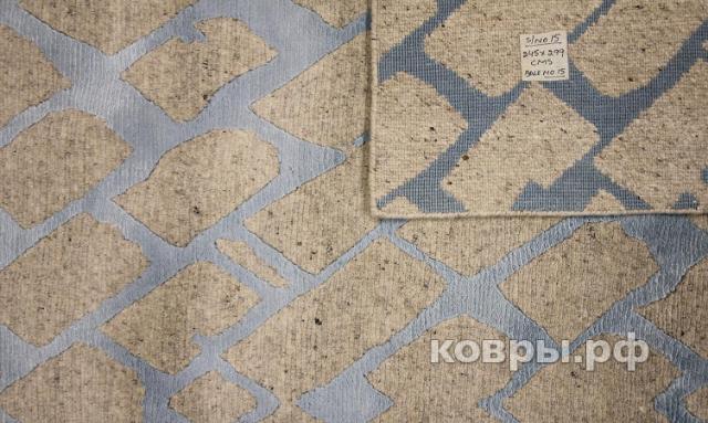 ковер ручной работы Индийский ковер ручной работы из шелка и шерсти 2.99x2.45 — фото 4