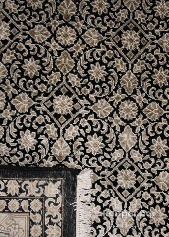 ковер ручной работы Индийский ковер ручной работы из шелка и шерсти 2.35x1.74 — фото 3