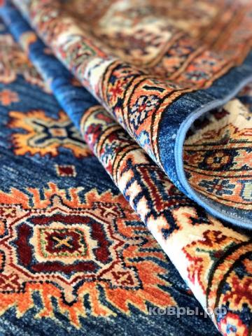 ковер ручной работы Шелковый Афганский ковер ручной работы Kazakh (Казах) 2.7x1.8 — фото 3