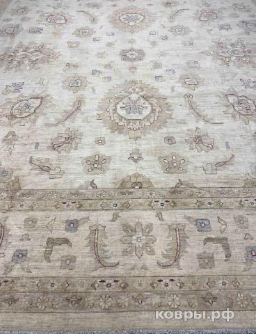 ковер ручной работы Шелковый Афганский ковер ручной работы Сhoubi (Чуби) 4.28x4.31 — фото 4