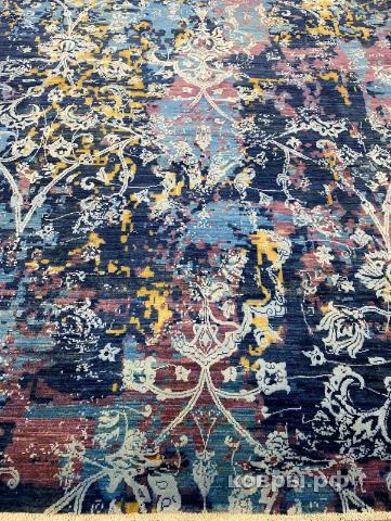 ковер ручной работы Шелковый Афганский ковер ручной работы Ruined Classics (Разрушенная классика) 4.21x3.08 — фото 5