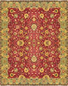 Шерстяной Индийский ковер ручной работы 2.46x3.05