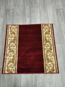 Коврик №541-красный,размер 1 на 1 метра