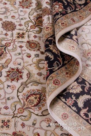 ковер ручной работы Индийский ковер ручной работы из шелка и шерсти Agra (Агра) 2.77x3.71 — фото 9