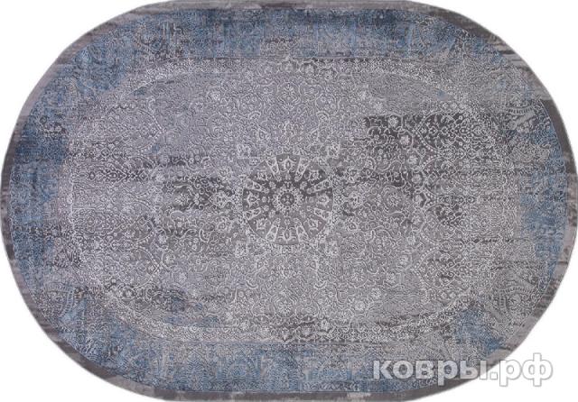 ковер KARMEN HALI ARMINA 03878A BLUE / BLUE Овал