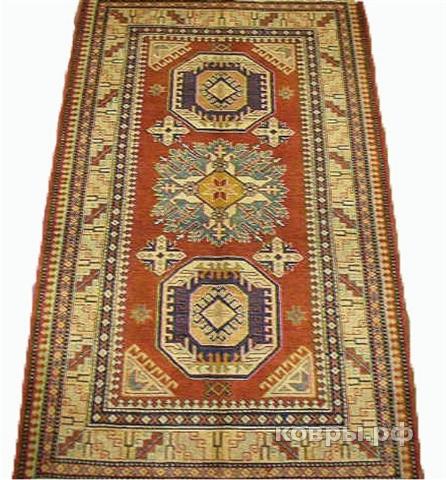 ковер ручной работы Афганский ковер ручной работы Казах 0.99x1.67м — фото 2