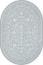 ковер VALENTIS SIROCCO E365AP GREY / WHITE Овал