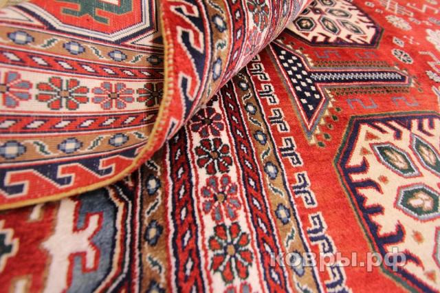 ковер ручной работы Шелковый Китайский ковер ручной работы 4.22x3 — фото 3