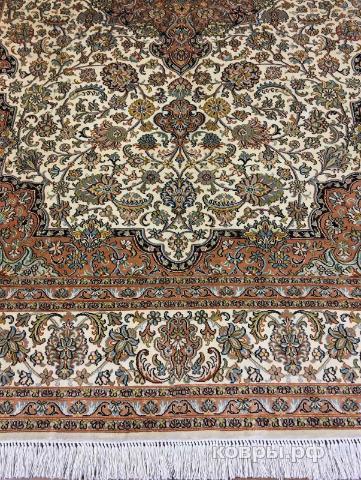 ковер ручной работы Шелковый Индийский ковер ручной работы Kashmir (Кашмир) 2.26x1.52 — фото 4