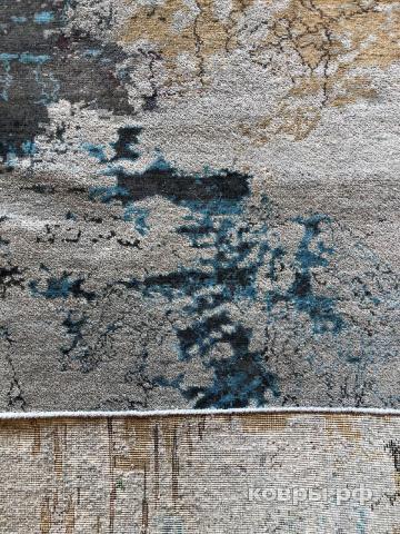 ковер ручной работы Индийский ковер ручной работы из шелка и шерсти 3.01x2.47 — фото 2