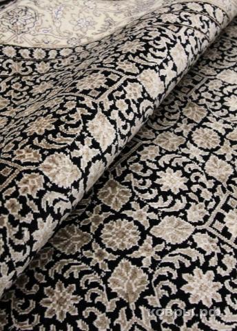 ковер ручной работы Индийский ковер ручной работы из шелка и шерсти 2.35x1.74 — фото 4