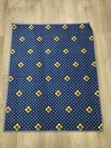 Коврик №450-синий,размер 0,9 на 1,1 метра