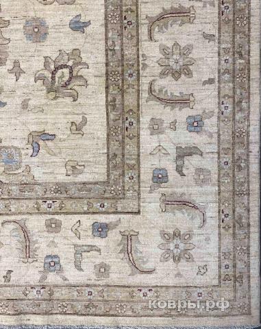 ковер ручной работы Шелковый Афганский ковер ручной работы Сhoubi (Чуби)  3.52x3.65 — фото 3