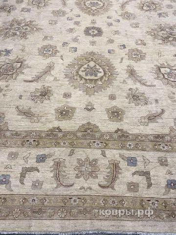 ковер ручной работы Шелковый Афганский ковер ручной работы Сhoubi (Чуби) 4.28x4.31 — фото 5