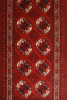 Афганский ковер ручной работы Афгани 0.82x2.9м