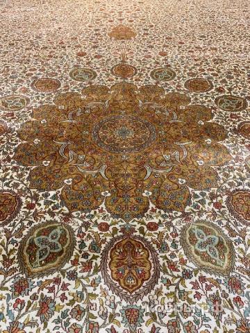 ковер ручной работы Шелковый Индийский ковер ручной работы Kashmir (Кашмир)  7.7x4.6 — фото 3