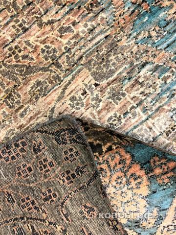 ковер ручной работы Индийский ковер ручной работы из шелка и шерсти 3.05x2.43 — фото 2