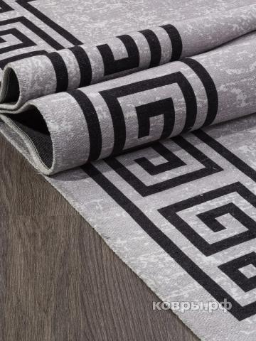 ковер ALPIN LOTUS AB194A GREY / BLACK — фото 4