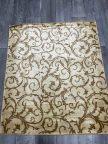 Коврик № 673 ,кремовый, размер 1,1 на 1,27 метра