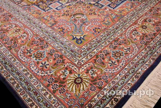 ковер ручной работы Шелковый Индийский ковер ручной работы Kashmir (Кашмир) 2.76x1.85 — фото 3