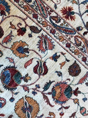 ковер ручной работы Шелковый Афганский ковер ручной работы Susane (Сюзане) 3.63x2.67 — фото 2