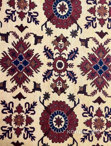 ковер ручной работы Афганский ковер ручной работы из шелка и шерсти Merinos (Меринос) 3.85x3.1 — фото 6