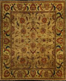 Шерстяной Афганский ковер ручной работы Сhoubi (Чуби) 3.97x3.22