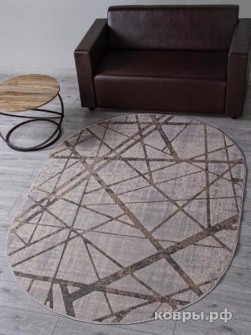 ковер Ковер MERINOS LIMAN F478 GRAY-BEIGE Овал — фото 2