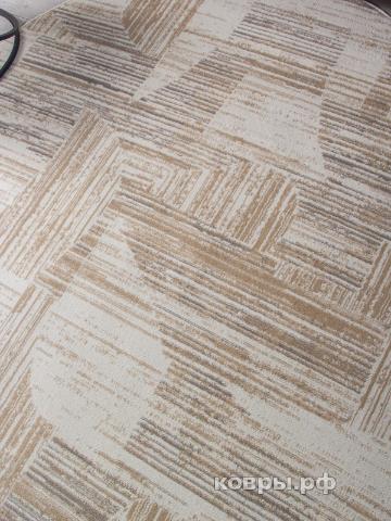 ковер Ковер AIDIN CARPET PRAGA 06029A TOZ GRI / BEIGE Овал — фото 2