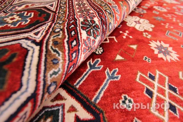 ковер ручной работы Шелковый Китайский ковер ручной работы 4.22x3 — фото 4