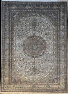 Шелковый Китайский ковер ручной работы 4.25x3.09