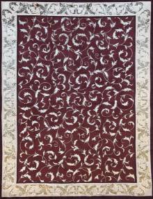 Китайский ковер ручной работы из шелка и шерсти 3x4