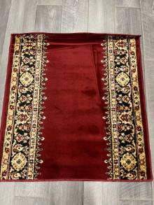 Коврик № 646 , бордовый ,размер  0,9 на 0,96 метра