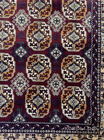 ковер ручной работы Шелковый Афганский ковер ручной работы Kundus (Кундус) 3.38x2.52 — фото 2