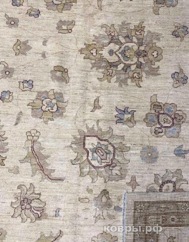 ковер ручной работы Шелковый Афганский ковер ручной работы Сhoubi (Чуби)  3.52x3.65 — фото 4