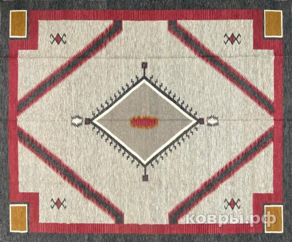 ковер ручной работы Шелковый Афганский ковер ручной работы Kilim (Килим) 3.06x2.46