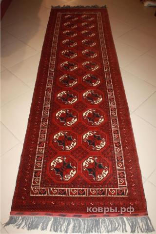 ковер ручной работы Афганский ковер ручной работы Афгани 0.82x2.9м — фото 2