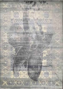 Индийский ковер ручной работы из шелка и шерсти 3.66x2.61