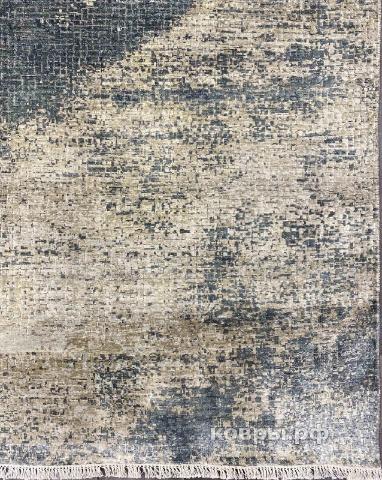 ковер ручной работы Индийский ковер ручной работы из шелка и шерсти 3.67x2.65 — фото 3