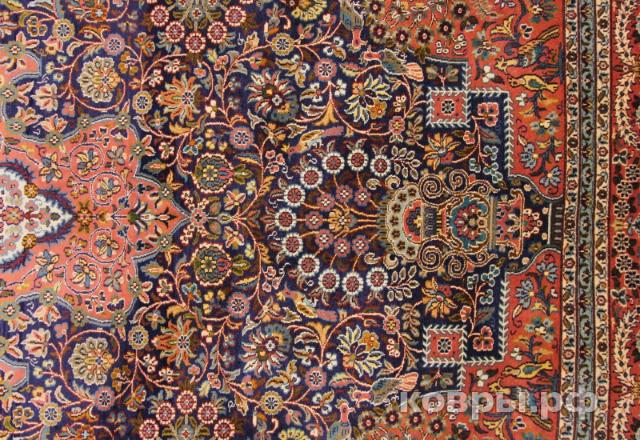 ковер ручной работы Шелковый Индийский ковер ручной работы Kashmir (Кашмир) 2.76x1.85 — фото 4