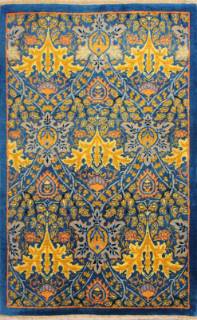 Шелковый Афганский ковер ручной работы Susane (Сюзане) 1.92x1.24